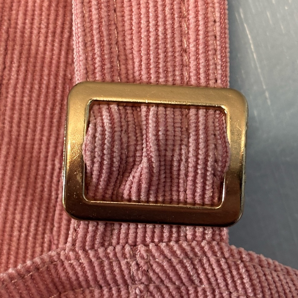 NWT L Finders Prisms Midi Dress in Dusty Pink Pinwale Corduroy - Picture 7 of 8